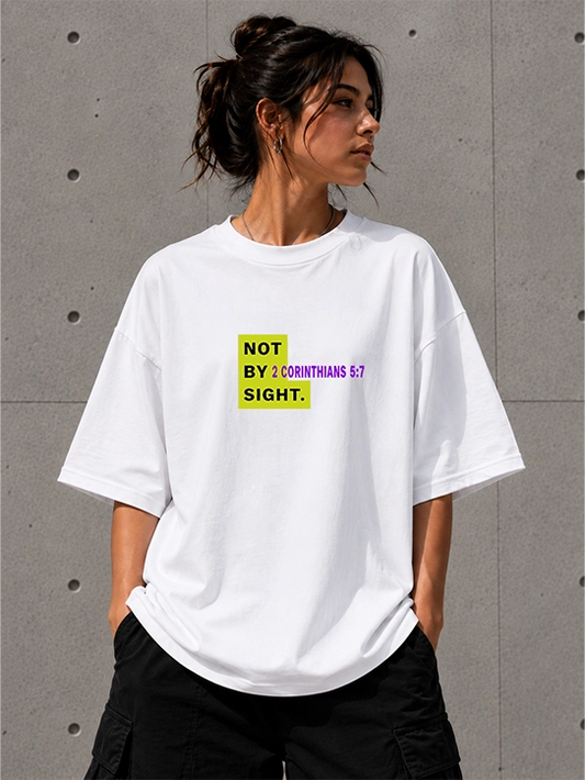 Camiseta cristiana Camina por Fe de Vístete de Fe