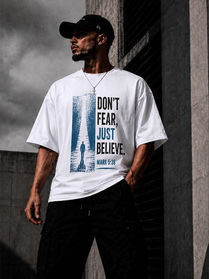 Camiseta cristiana No temas solo cree de Vístete de Fe