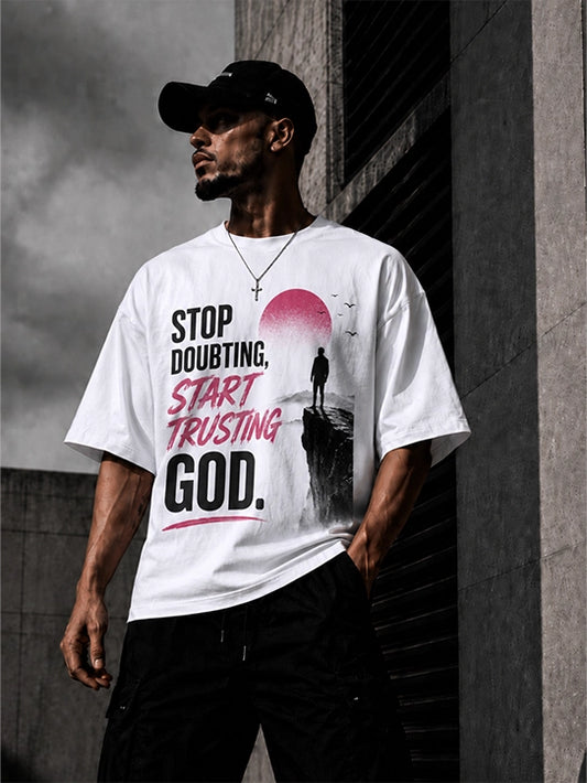 Camiseta cristiana Confía en Dios de Vístete de Fe