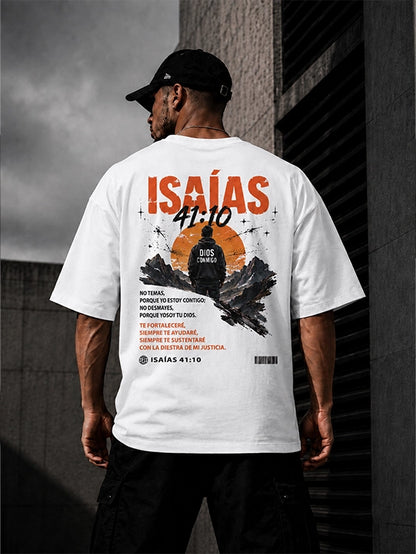 Camiseta cristiana Dios conmigo de Vístete de Fe