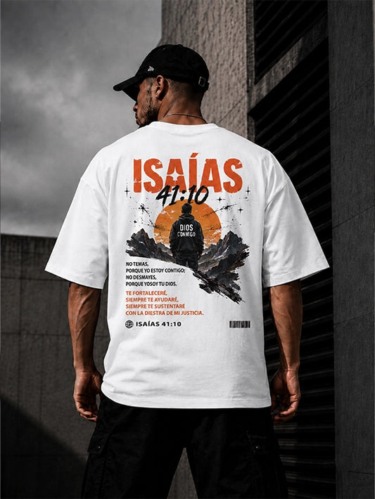 Camiseta cristiana Dios conmigo de Vístete de Fe