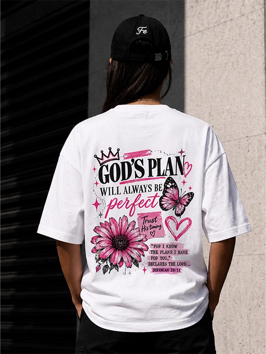 Camiseta cristiana Plan de Dios de Vístete de Fe